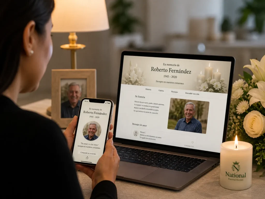 Cómo los Memoriales Digitales Mantienen Vivos los Recuerdos para Familias en el Extranjero