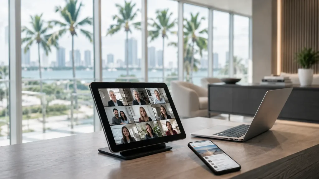 How Technology Helps Families Stay Connected During Funerals in Miami