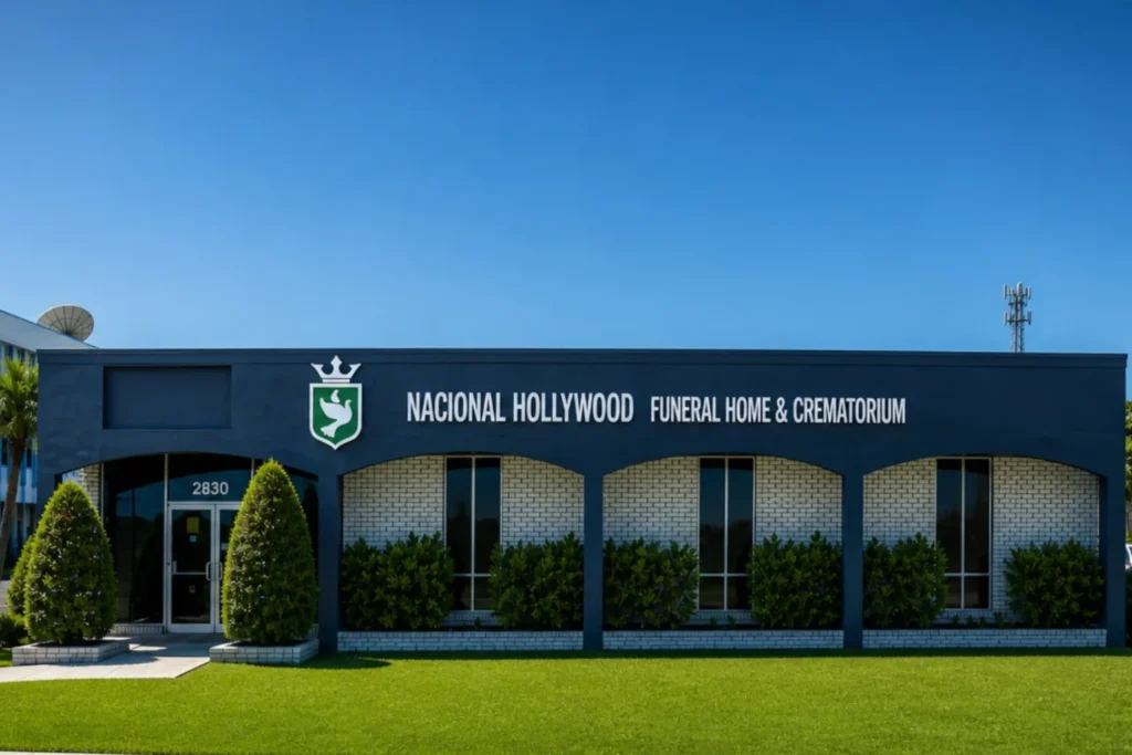 Hollywood location front view