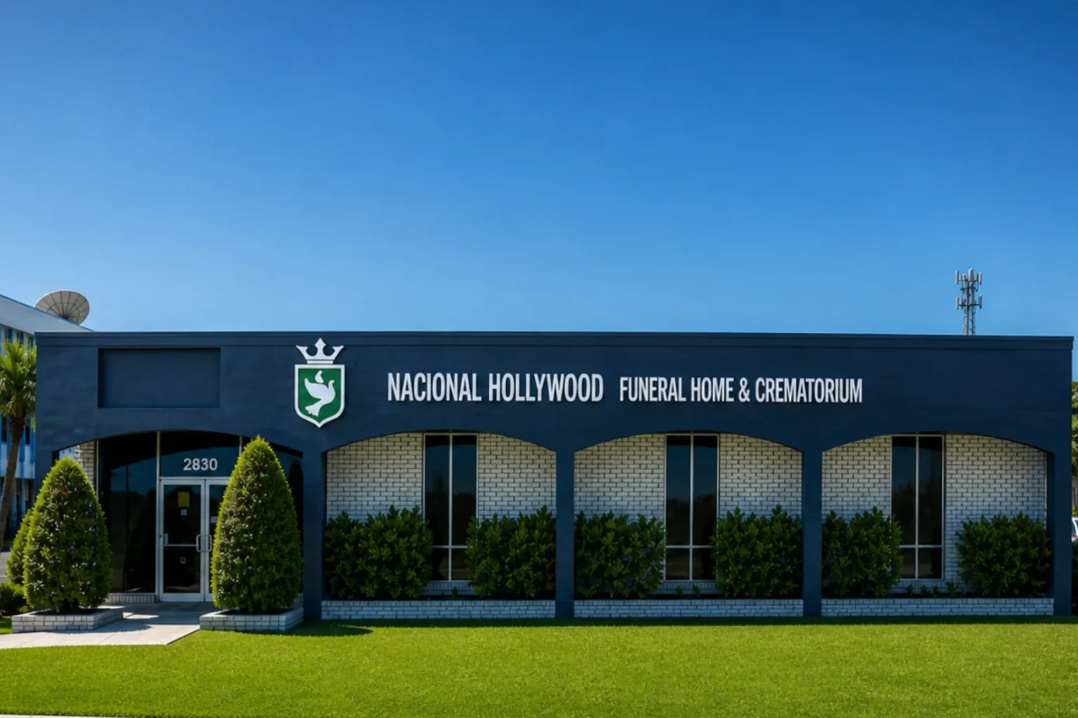 Hollywood location front view